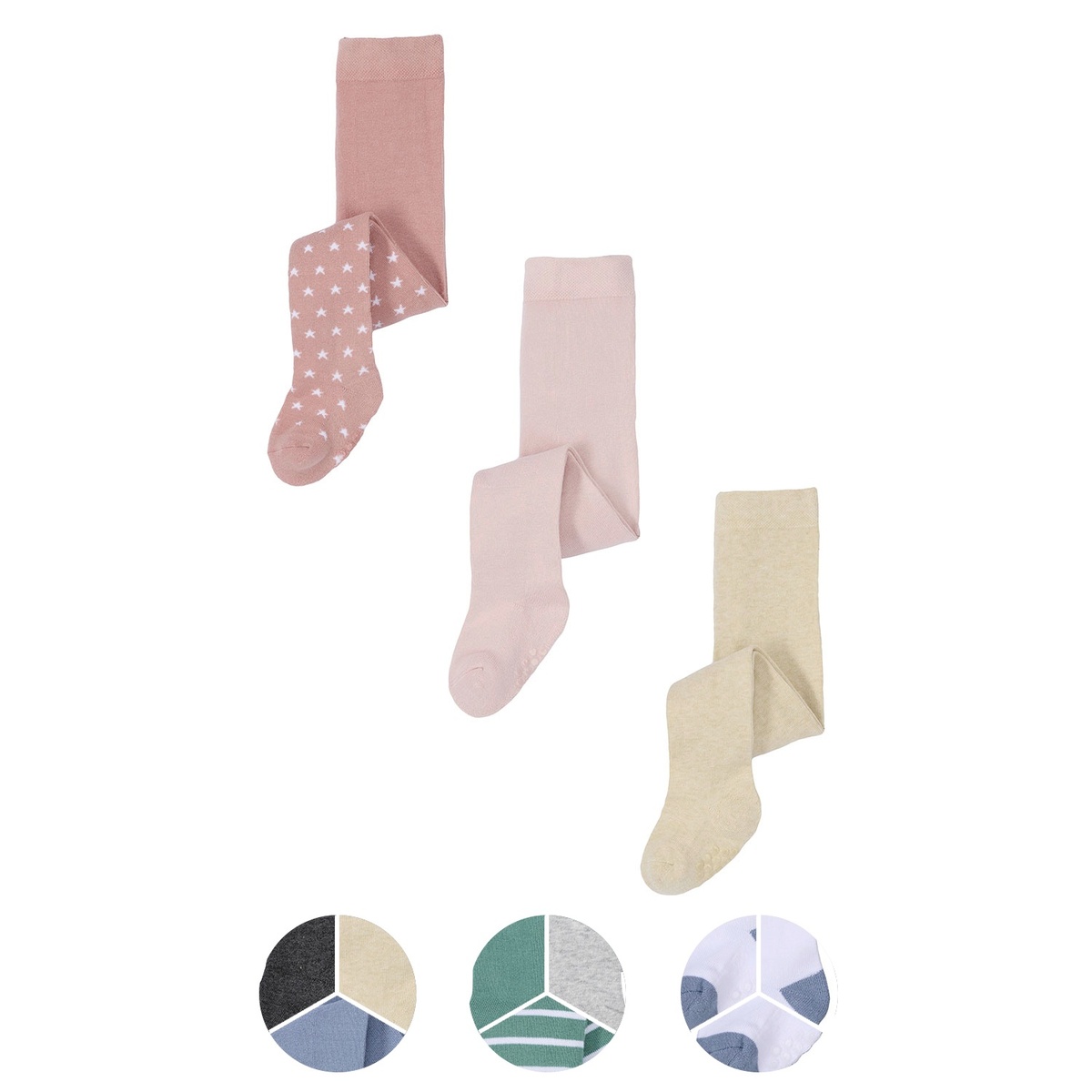 Bild 1 von LILY & DAN Baby-Spielstrumpfhosen, 3er-Set