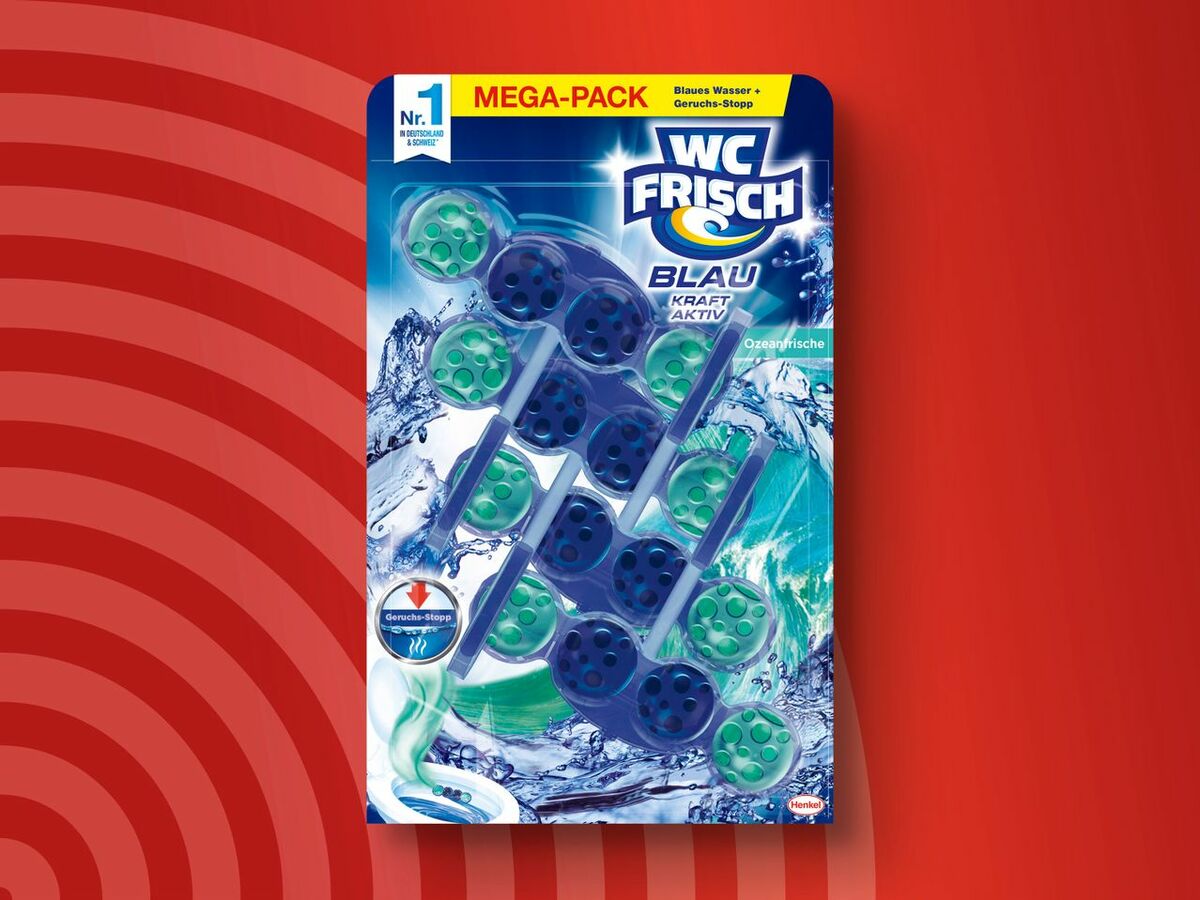 Bild 1 von WC Frisch Kraft Aktiv WC-Stein, 
         4x 50g