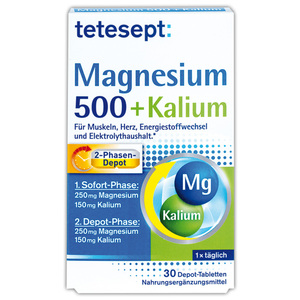 Tetesept Magnesium 500 + Kalium