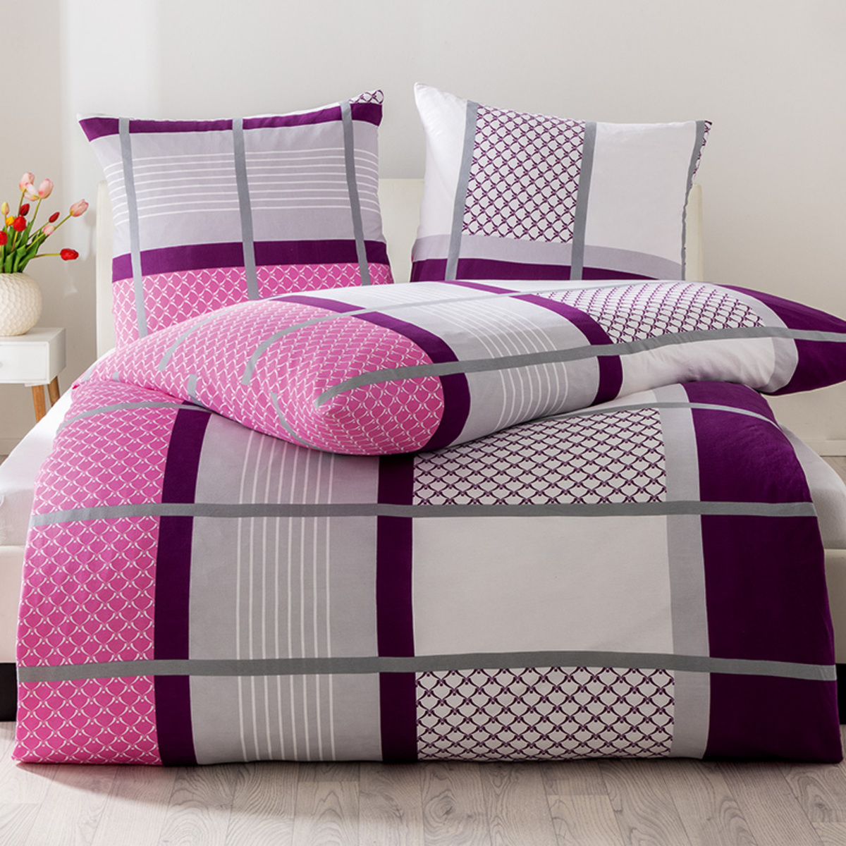 Bild 2 von Dreamtex Aloe-Vera Jersey-Bettwäsche