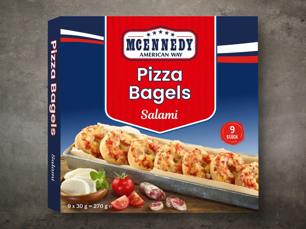 Bild 1 von McEnnedy Pizza Bagels, 
         9x 30 g