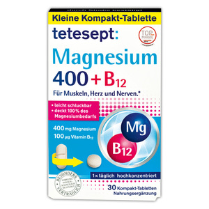 Tetesept Magnesium 400 + B12