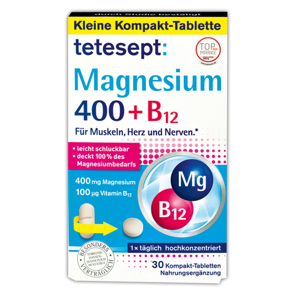 Bild 1 von Tetesept Magnesium 400 + B12