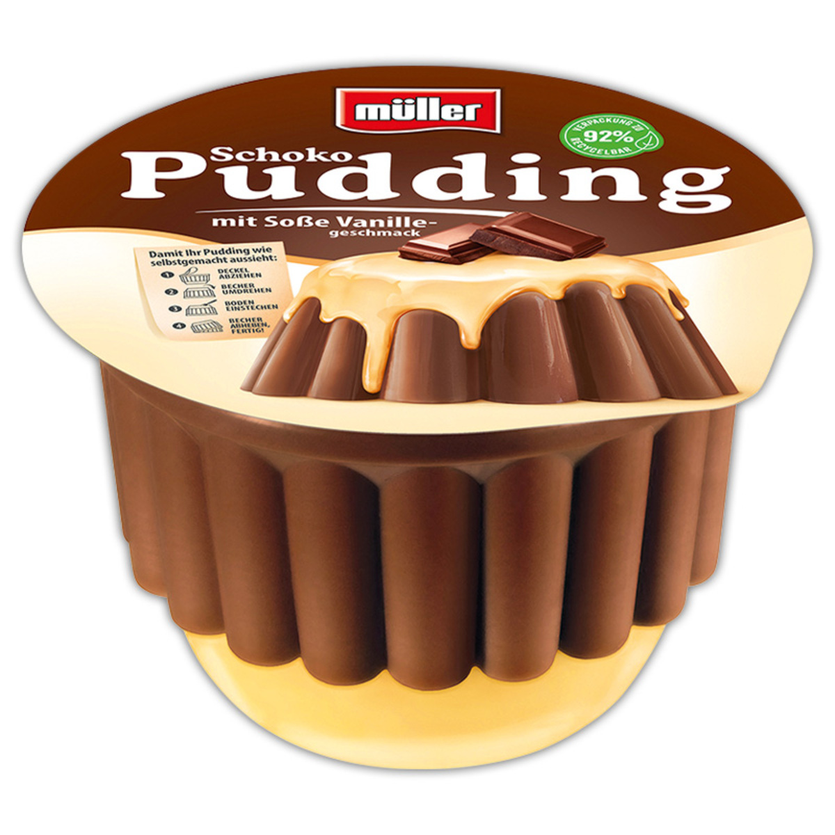 Bild 2 von Müller Pudding mit Soße