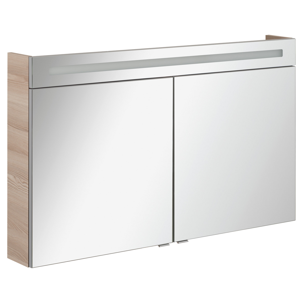 Bild 1 von Fackelmann LED-Spiegelschrank 'B.Clever' alaska-esche 120 x 70,6 x 15,8 cm