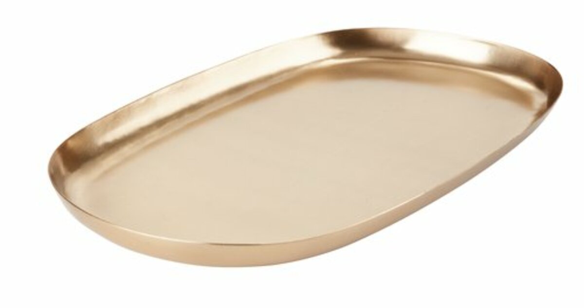 Bild 1 von Dekotablett NIELSEN B17xL30cm Messing