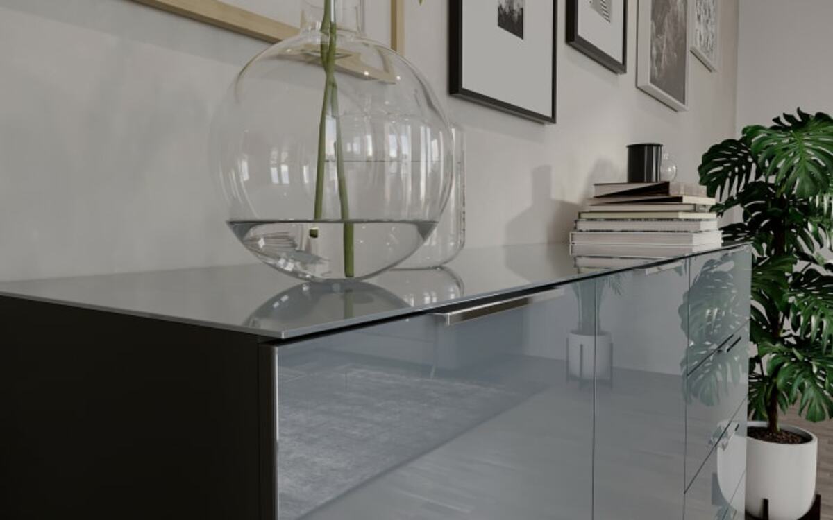 Bild 3 von Germania - Kommode Oakland, graphit/silbergrau, 184 x 102 cm