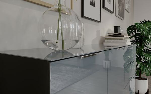 Bild 3 von Germania - Kommode Oakland, graphit/silbergrau, 184 x 102 cm