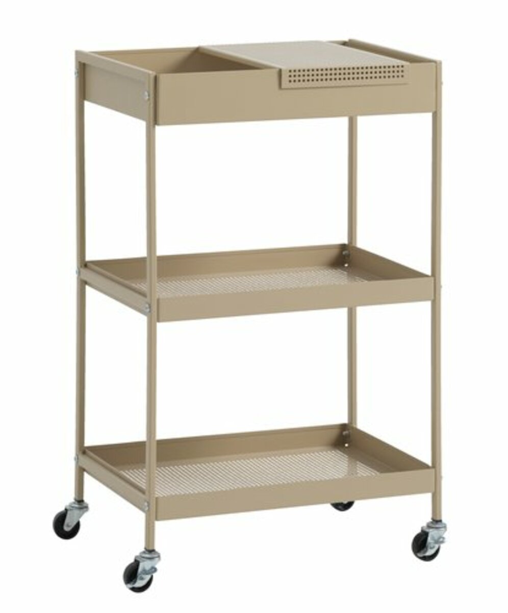 Bild 1 von Beistellwagen ELLERUP 3 Fächer lattefarben