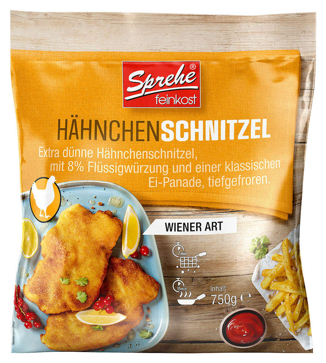 Bild 1 von SPREHE Hähnchenschnitzel