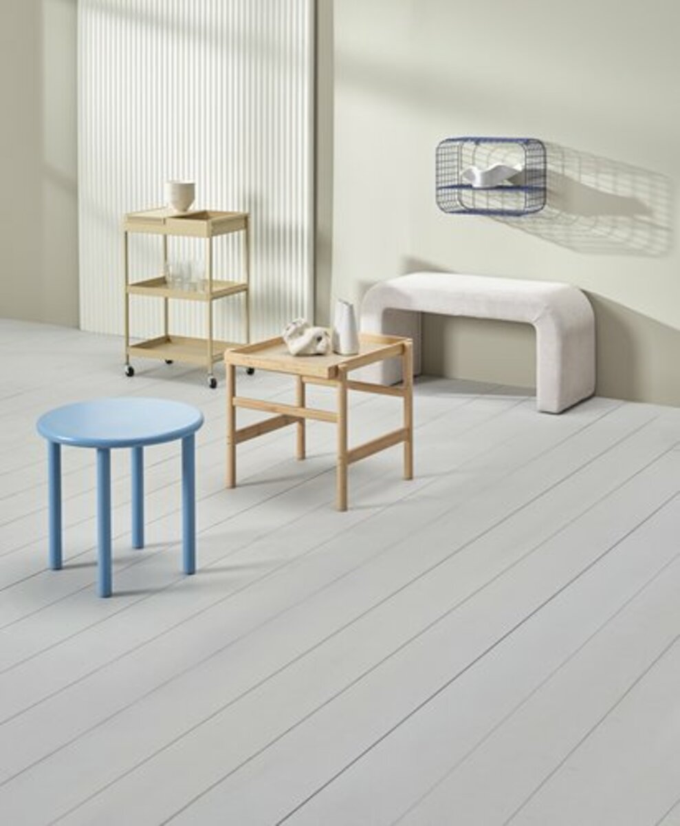 Bild 2 von Beistellwagen ELLERUP 3 Fächer lattefarben