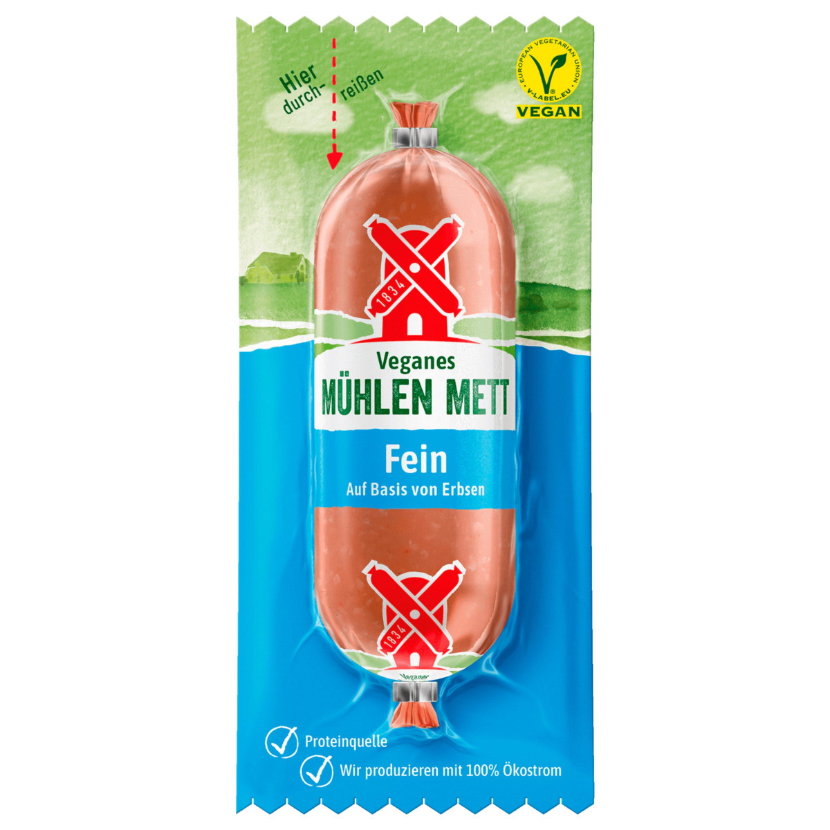 Bild 1 von Rügenwalder Mühle Veganes Mühlen Mett Fein 100g