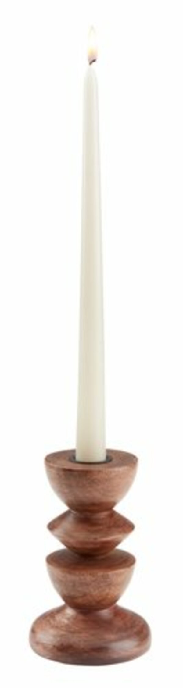 Bild 2 von Kerzenständer JANUS Ø9xH14cm braun