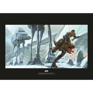 Komar Wandbild Star Wars Classic RMQ Hoth Battle G Star Wars - Classic B/L: ca. 70x50 cm