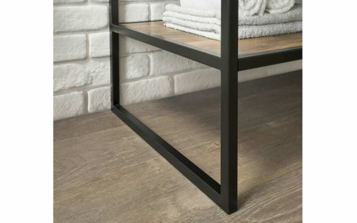 Bild 3 von Vito - Waschbeckenunterschrank Spell, Haveleiche-Nachbildung/schwarz, inkl. Becken