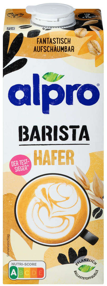 Bild 1 von ALPRO Haferdrink Barista oder Sojadrink Vanillegeschmack