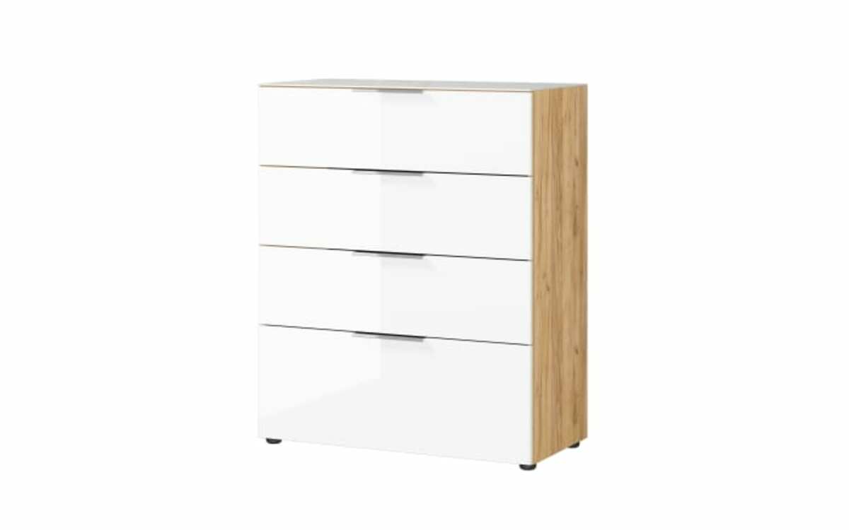 Bild 1 von Germania - Kommode Oakland, Eiche-Nachbildung/weiß, 83 x 102 cm