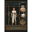 Bild 1 von Komar Wandbild Star Wars Toy Rey Star Wars B/L: ca. 80x70 cm