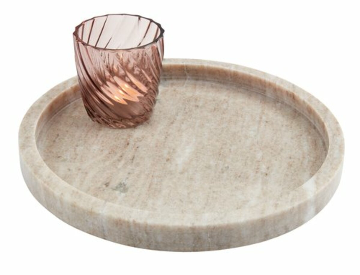 Bild 3 von Dekotablett VALDEMAR Ø25cm marmor
