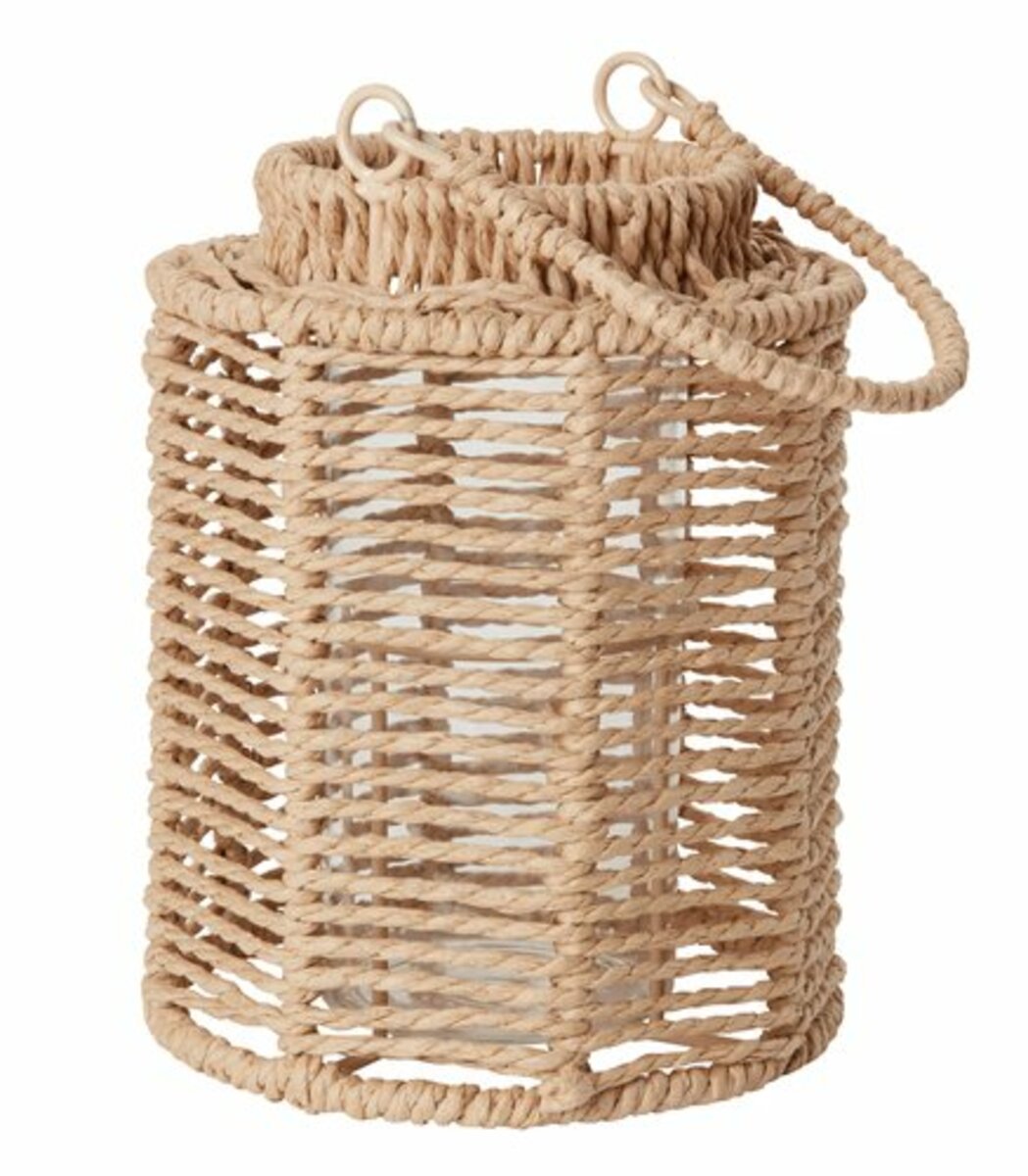 Bild 1 von Laterne MANDRUP Ø15xH20cm natur