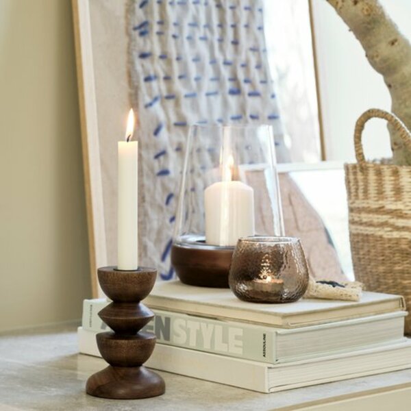 Bild 3 von Stumpenkerze TORALF Ø7xH10cm weiß