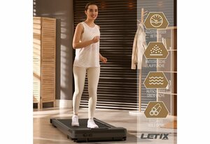 Letix Sports Laufband »DeskWalk Motorisiertes Fitnessgerät« (mit LCD-Display, Schreibtisch Heimtrainer Elektrisch für zu Hause und Büro)