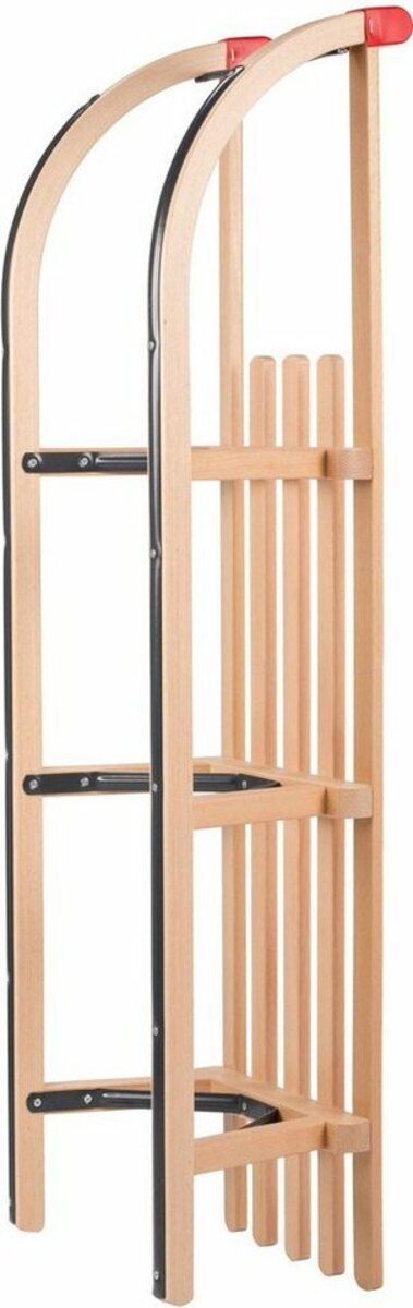 Bild 1 von COLINT Davoser Schlitten Davos Alpina Fun 110 mit Holzlehne und Leine (Set, 3-tlg)