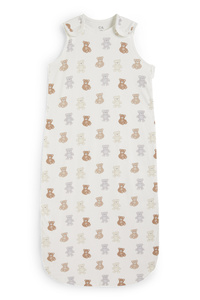 C&A Teddy-Baby-Schlafsack-0-6 Monate, Weiß, Größe: 100 cm