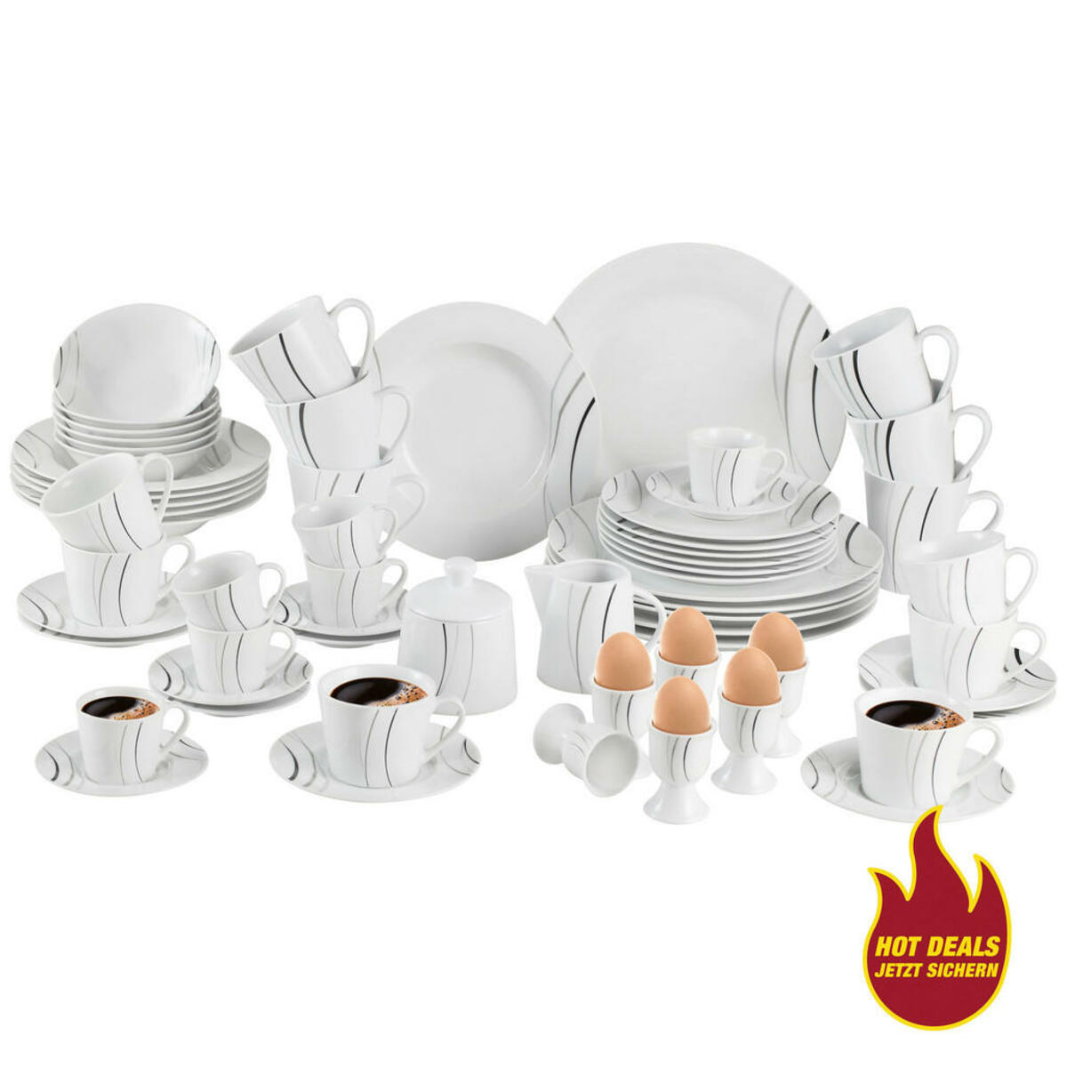 Bild 1 von Kombiservice Vanessa 62-tlg.