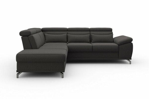 Bild 1 von sit&more Ecksofa Cabrio, mit Sitztiefenverstellung und Federkern, 3 Nierenkissen