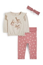 Bild 1 von C&A Vögelchen-Baby-Outfit-3 teilig, Rosa, Größe: 50