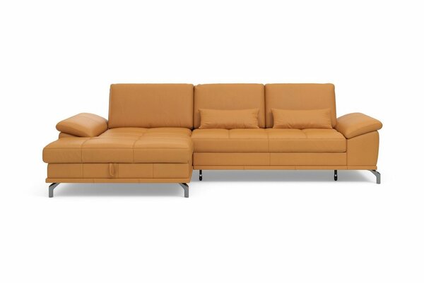 Bild 1 von Places of Style Ecksofa Costello, incl. Sitztiefenverstellung und Armlehnfunktion, incl. 3 Nierenkissen