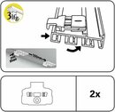 Bild 1 von Gardinenstangenhalter Deckenclip, GARDINIA, (2-St), Serie Flächenvorhang-Technik Atlanta 3-läufig