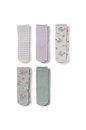 Bild 1 von C&A Multipack 5er-Blümchen-Baby-Socken mit Motiv, Lila, Größe: 15-17