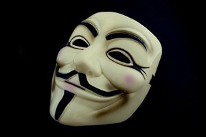 Goods+Gadgets Kostüm »V wie for Vendetta Mask«, Guy Fawkes Mask Anonymous Halloween