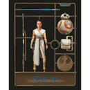 Bild 1 von Komar Wandbild Star Wars Toy Rey Star Wars B/L: ca. 40x50 cm