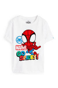 C&A Spider-Man-Kurzarmshirt, Weiß, Größe: 98