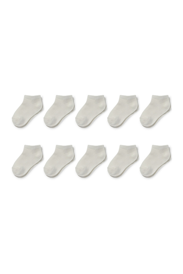 Bild 1 von C&A Multipack 10er-Baby-Sneakersocken, Weiß, Größe: 15-17