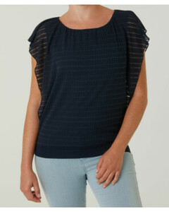 T-Shirt
       
      Janina, Doppellagenoptik
     
      dunkelblau
