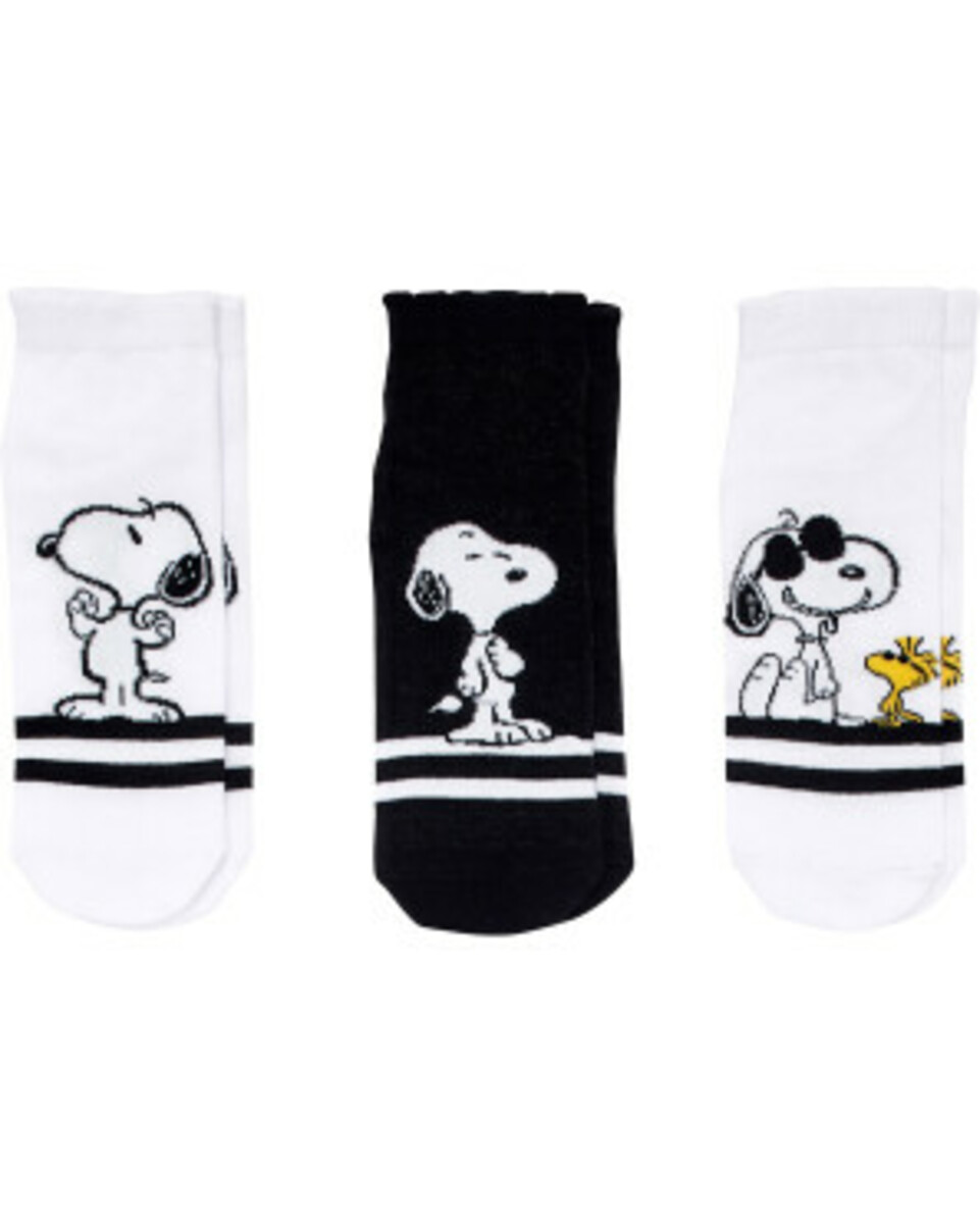 Bild 1 von Sneakersocken im Mehrfachpack
       
      3-er Pack, verschiedene Lizenzen
     
      schwarz