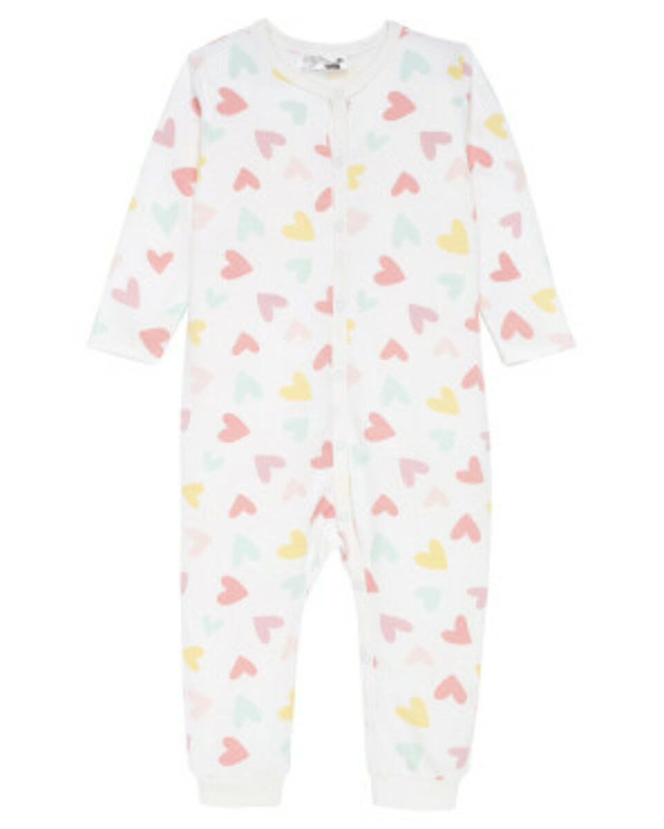 Bild 1 von Schlafanzug mit Herzen
       
      Ergee, Knopfleiste
     
      weiß