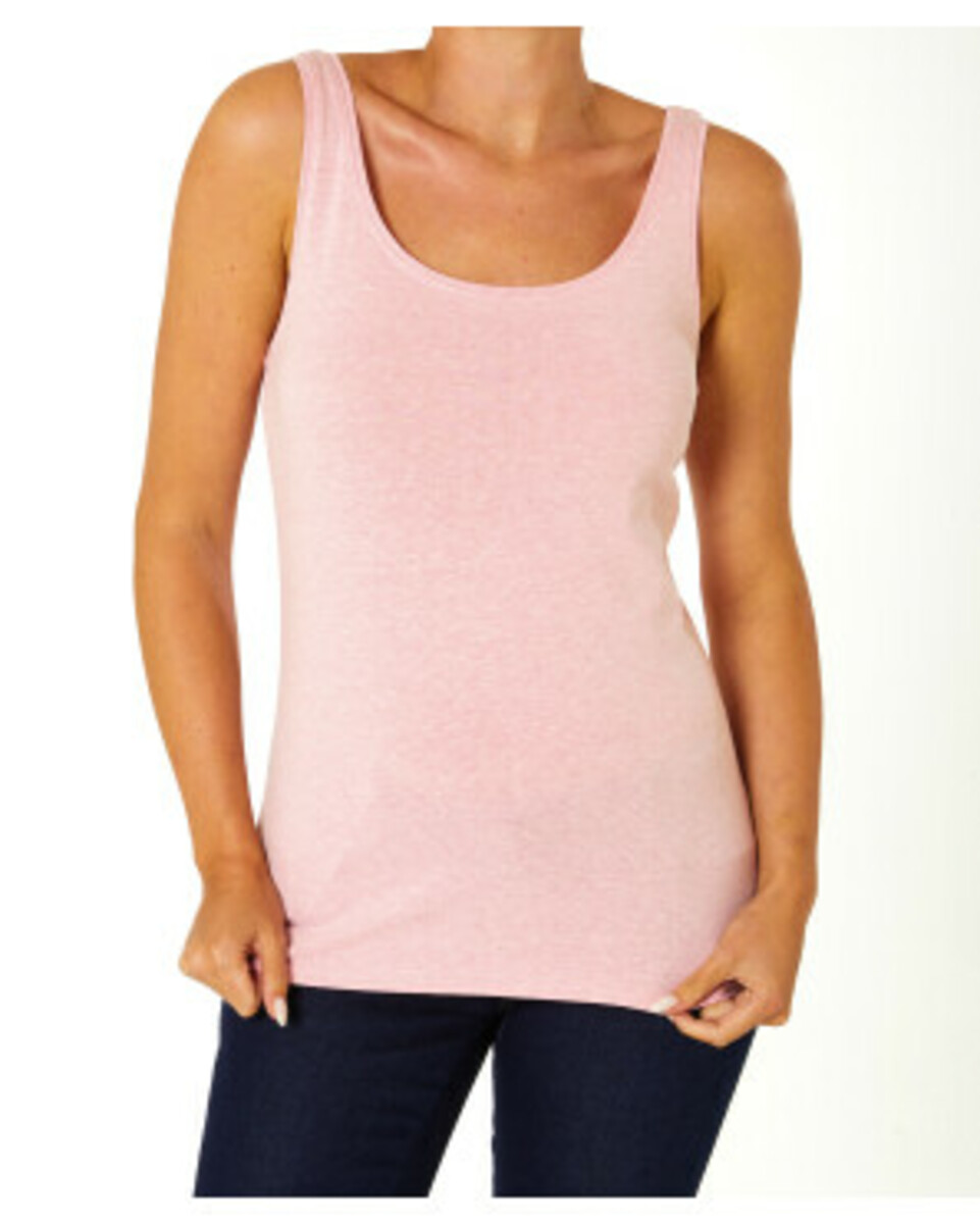 Bild 1 von Tanktop Basic
       
      Janina, Stretchanteil
     
      rosa melange