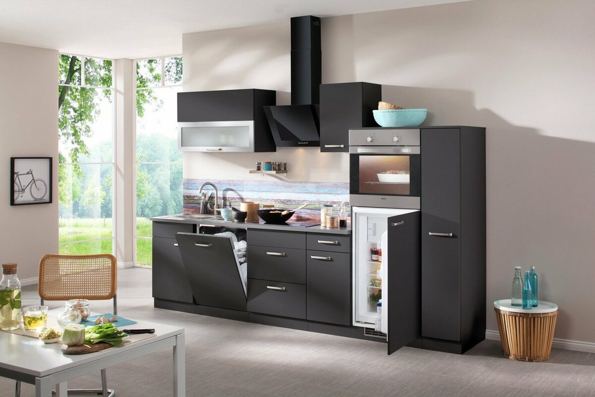 Bild 1 von Wiho Küchen Faltlifthängeschrank Michigan, Grau