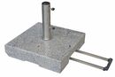 Bild 1 von DOPPLER Trolley Granitsockel, Edelstahl/Granit, 70 kg, für Schirmstöcke von 32-60 mm