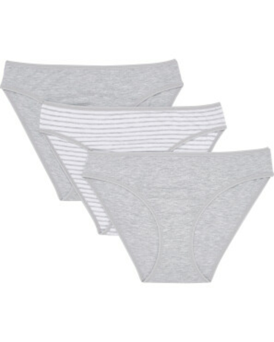 Bild 1 von Schlichte Slips
       
      3-er Pack, Janina
     
      grau melange