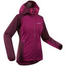 Bild 1 von Softshelljacke Bergsteigen Damen - Alpinism rot Braun|violett