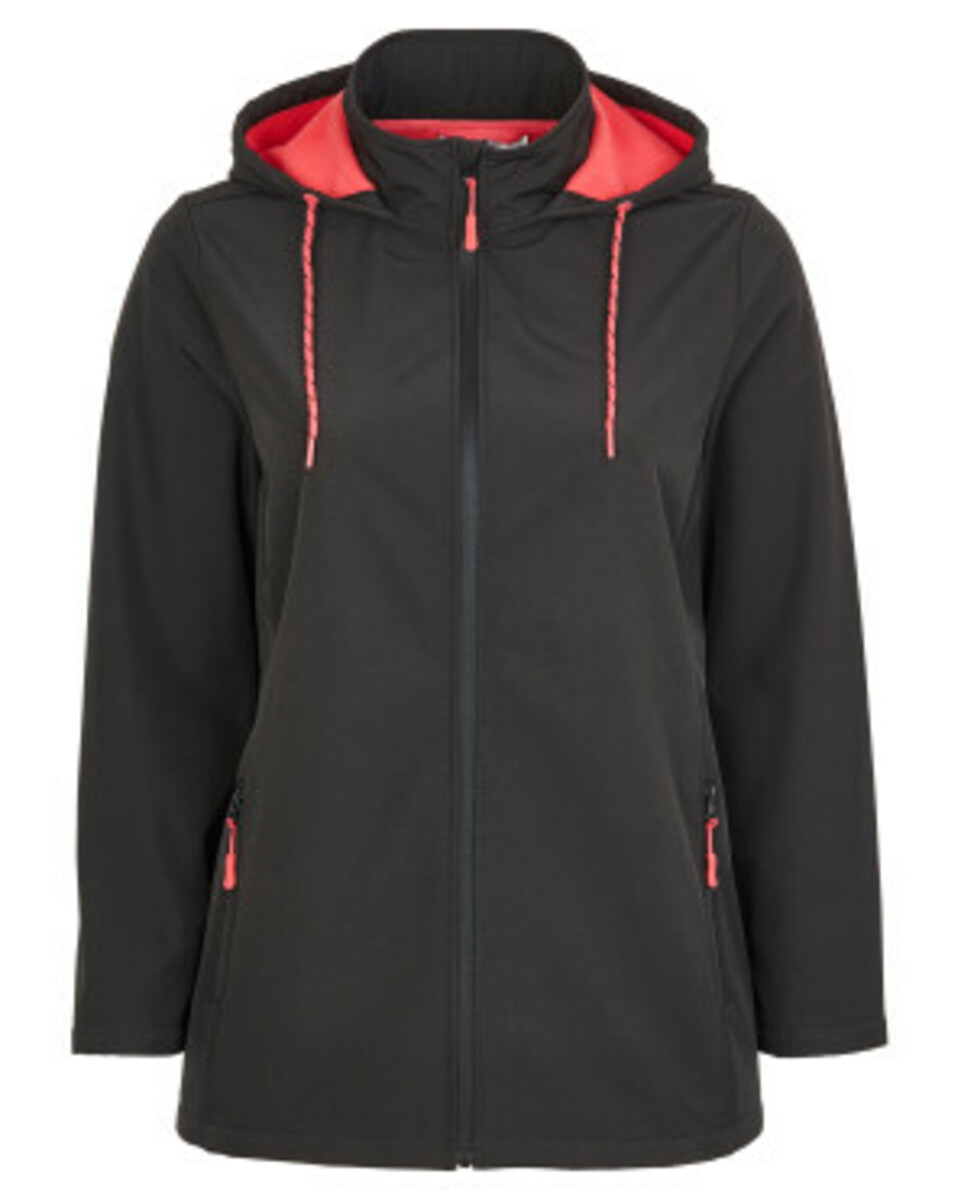 Bild 1 von Softshelljacke mit Kontrastelementen
       
      Janina curved, wasserdicht
     
      schwarz