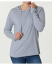 Bild 1 von Gestreifter Pullover
       
      Janina, Kapuze
     
      blau gestreift