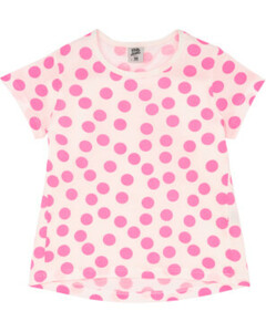 Gepunktetes T-Shirt
       
      Kiki & Koko, Rundhalsausschnitt
     
      rosa