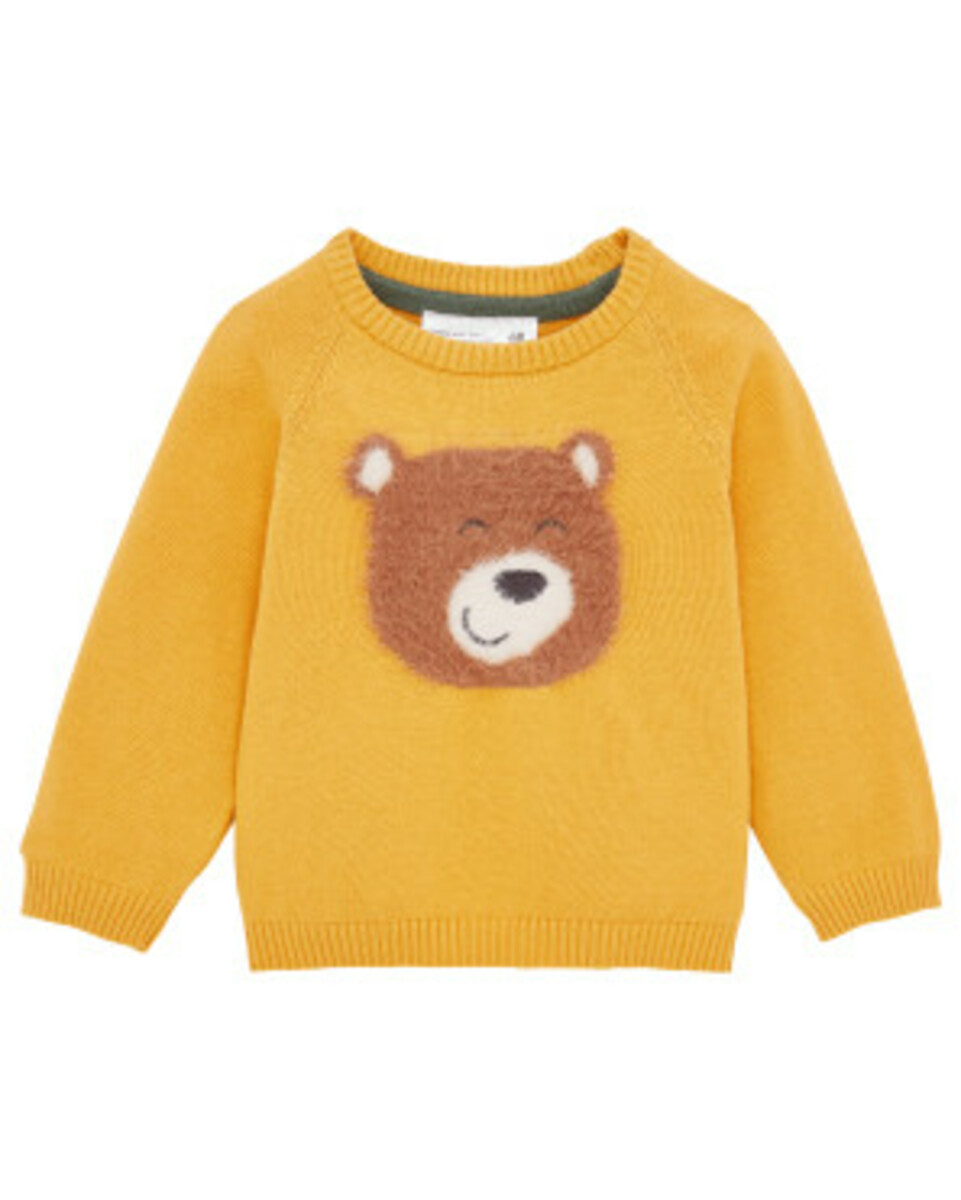 Bild 1 von Strickpullover Bär
       
      Ergee, Schulterknöpfung
     
      senfgelb